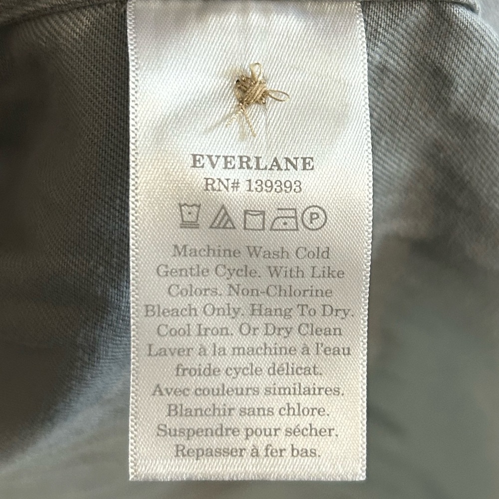 Everlane Women's Light Gray Trench Coat - Picture 6 of 6